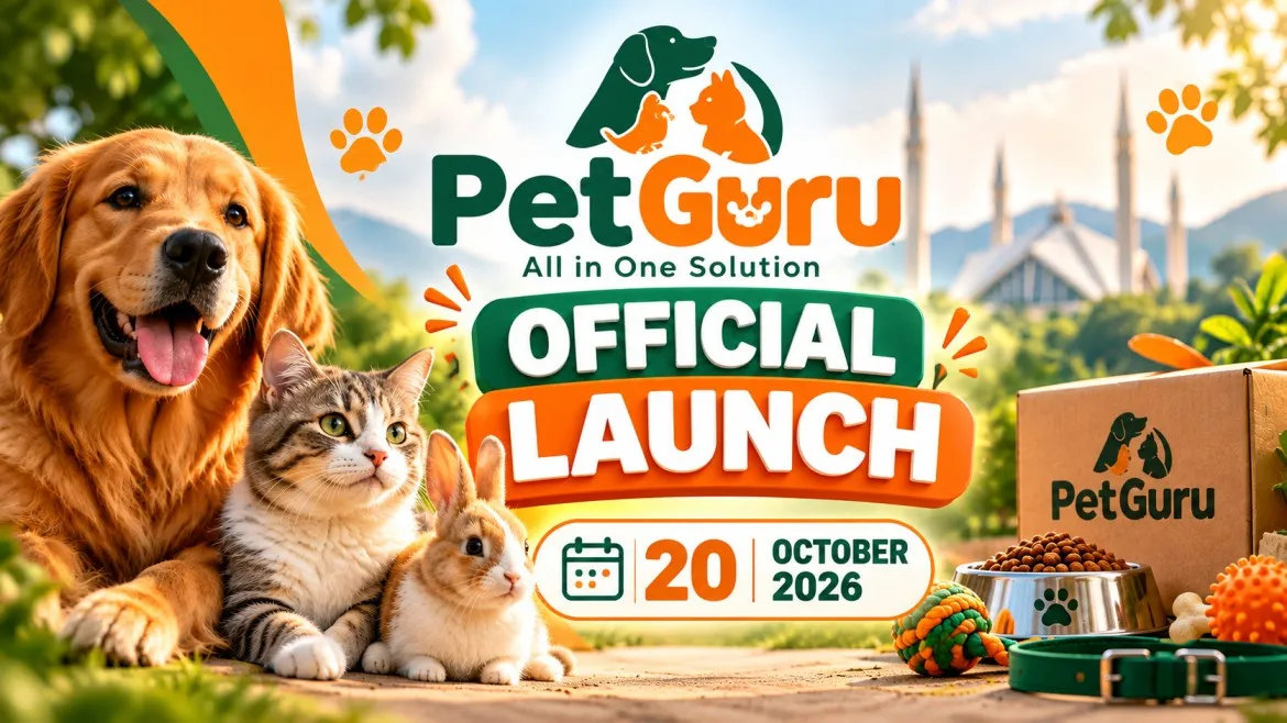 Celebrate the Grand Launch of Pet Guru - Pakistan's Premier Pet Marketplace