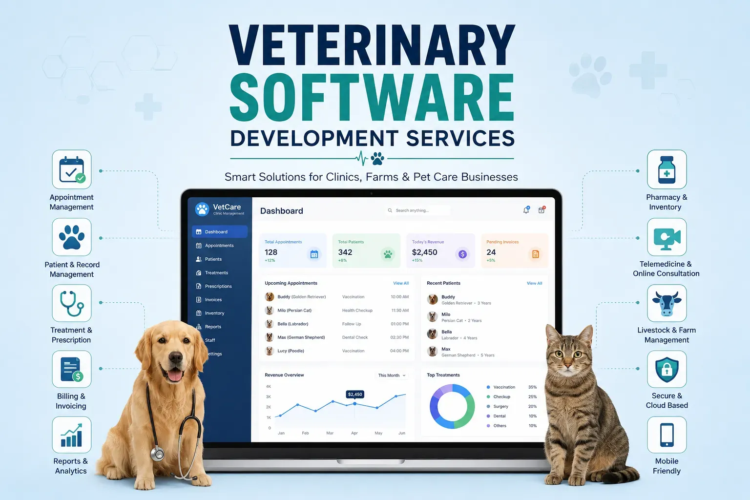 Veterinary Software Development Services